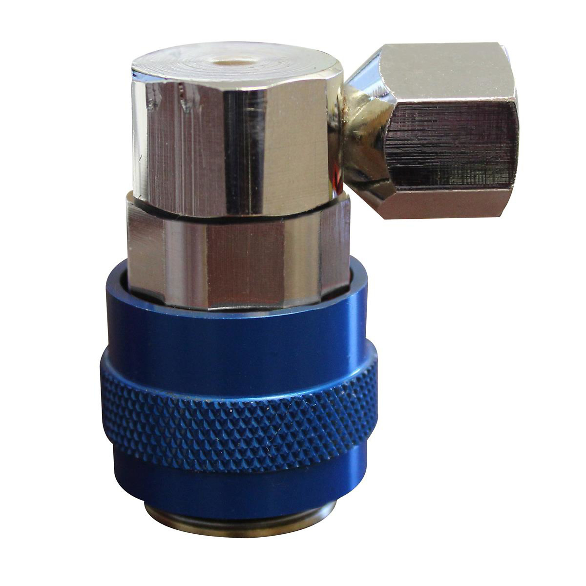 Mastercool R1234yf Low Side Quick Coupler — 12mm x 14mm, Brass, Model# MSC67534